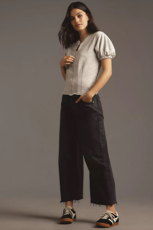 NWT NSF Claude Corset Top in Heather Gray | Size Medium