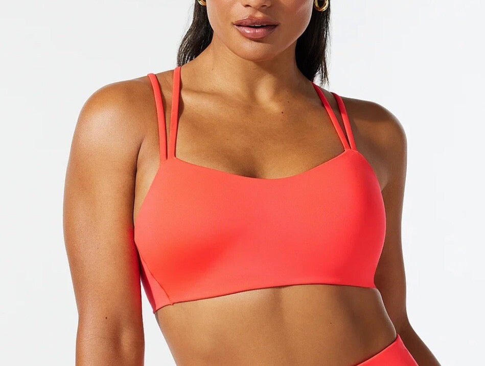 Savage X Fenty On Rihpeat Low-Impact Sports Bra in Fiesta Red | Size XS