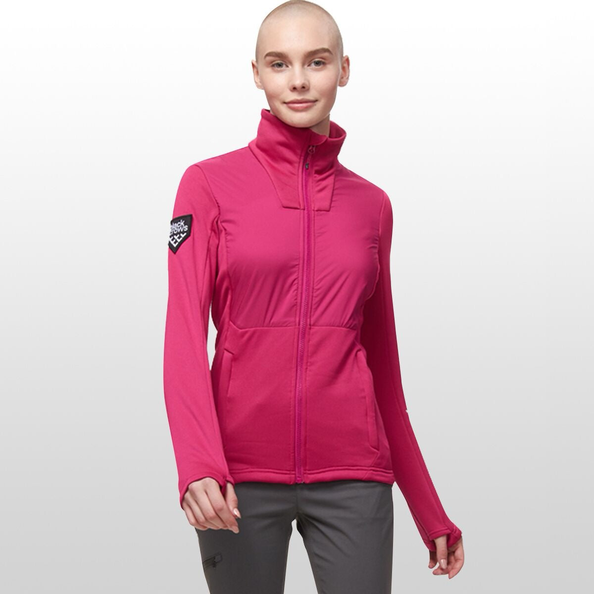 Black Crowes Ventus Polartec Fleece Jacket in Pink | Size Medium