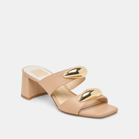 New Dolce Vita Barnet Light Tan Leather Heels | Size 8.5