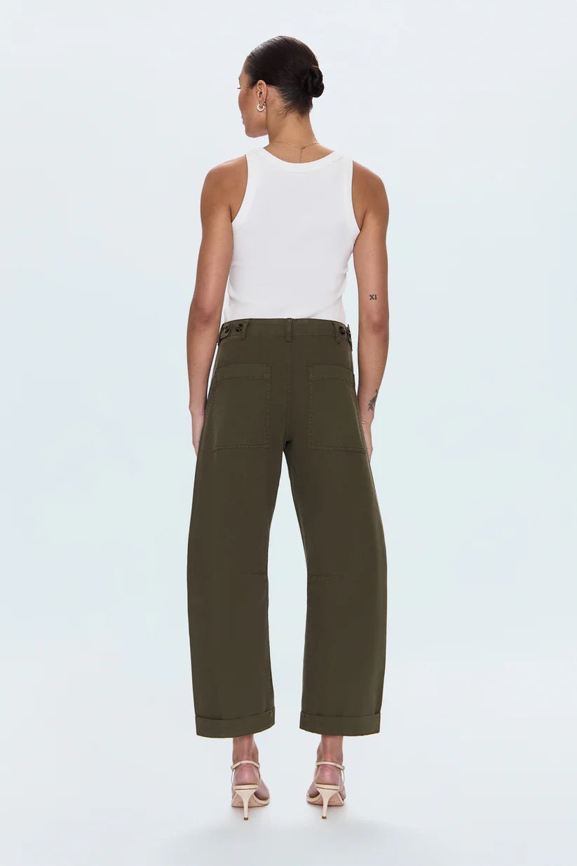Pistola Tori Utility Pant in Sequoia Green | Size 25