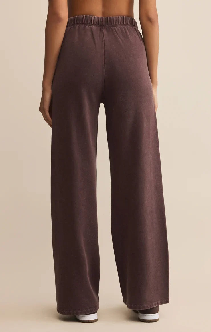Z Supply NWT Hunter Knit Sweatpants in Chocolate Cherry | Size Small