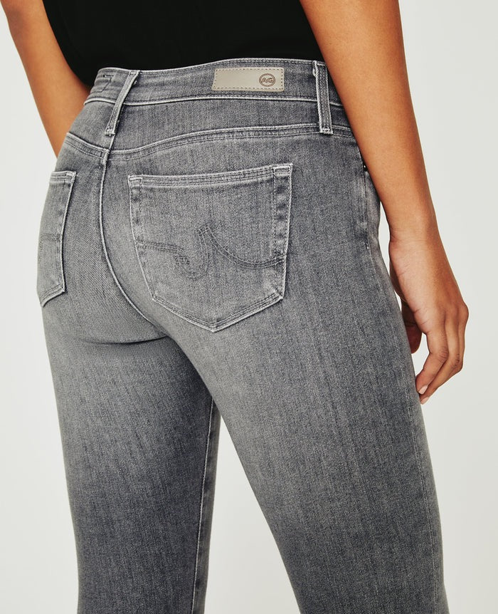 AG Jeans Farrah Skinny Mid-Rise Ankle Jeans in Unpaved Wash | Size 27