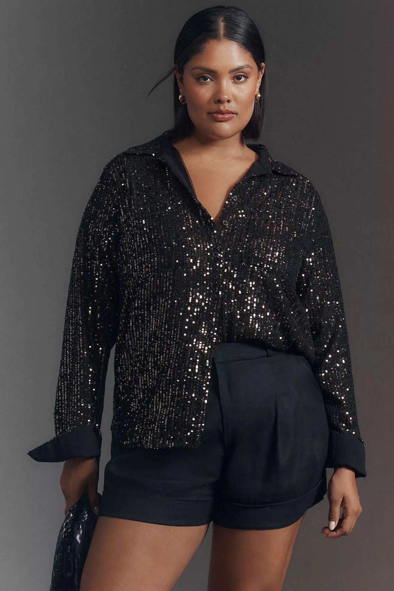 NWT Anthropologie Sunday in Brooklyn The Remie Sequin Buttondown | Size Small