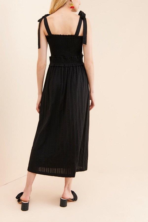 Lost + Wander Angel in Disguise Midi Dress in Black | Size XS